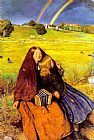 John Everett Millais Canvas Paintings - The Blind Girl